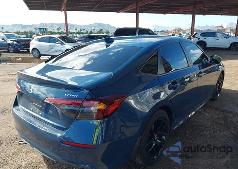 2025 Honda Civic Sport из США, поврежденный, VIN 2HGFE2F53SH590740